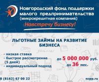 Об услугах Новгородского фонда поддержки малого предпринимательства