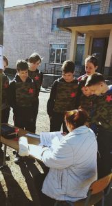 Военно-спортивная игра « Школа безопасности – «Зарница»