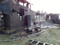 Сгорел дом в д. Городня